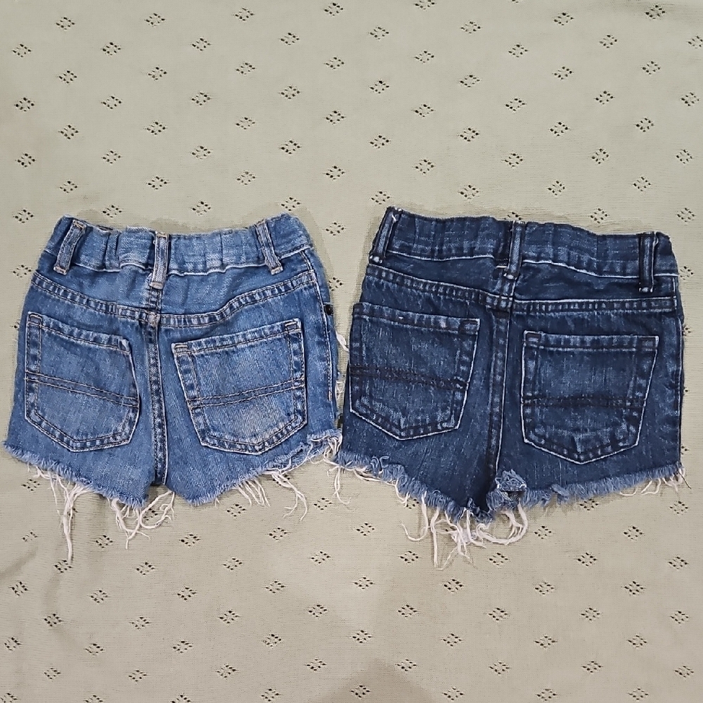 3T Custom Distressed Denim Short Set - Picture 2 of 6